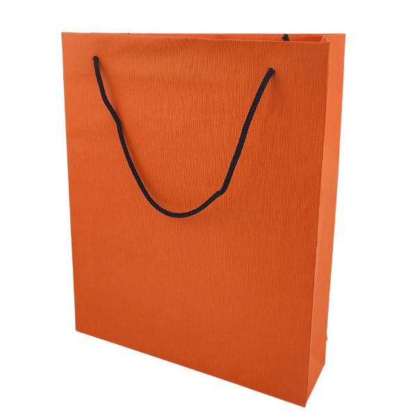 BOLSA PAPEL NARANJA 200X50X240 - 20 UNID