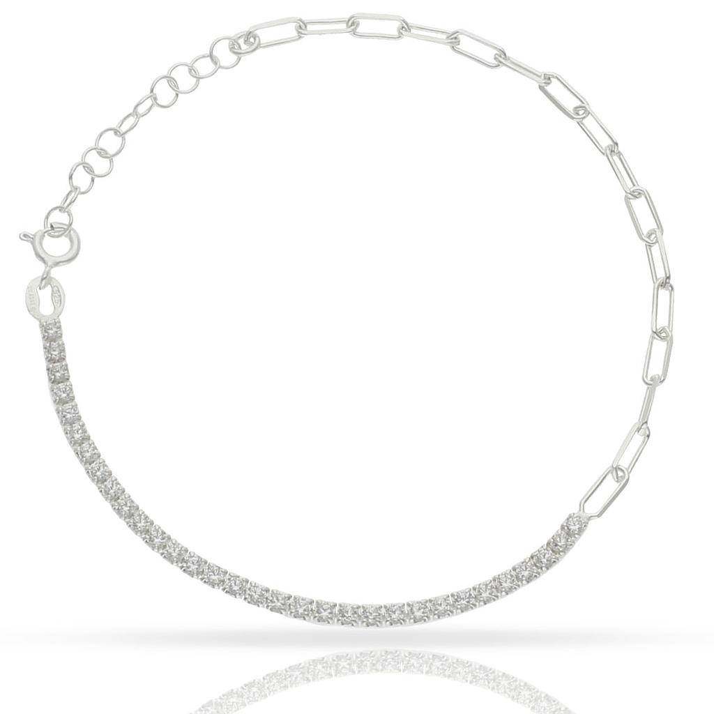 PULSERA PLATA 925MM CIRCONITAS