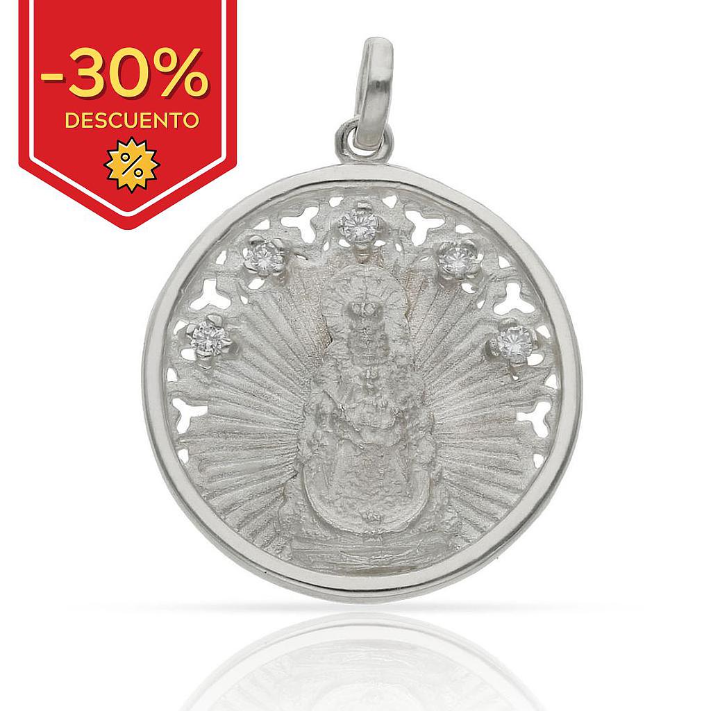 MEDALLA PLATA 925MM V. DEL ROCIO - 25MM