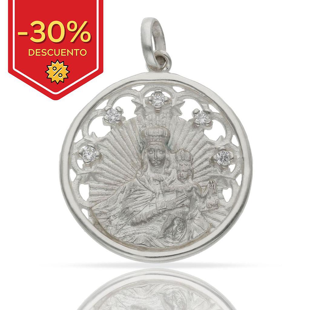 MEDALLA PLATA 925MM V. DEL CARMEN - 25MM