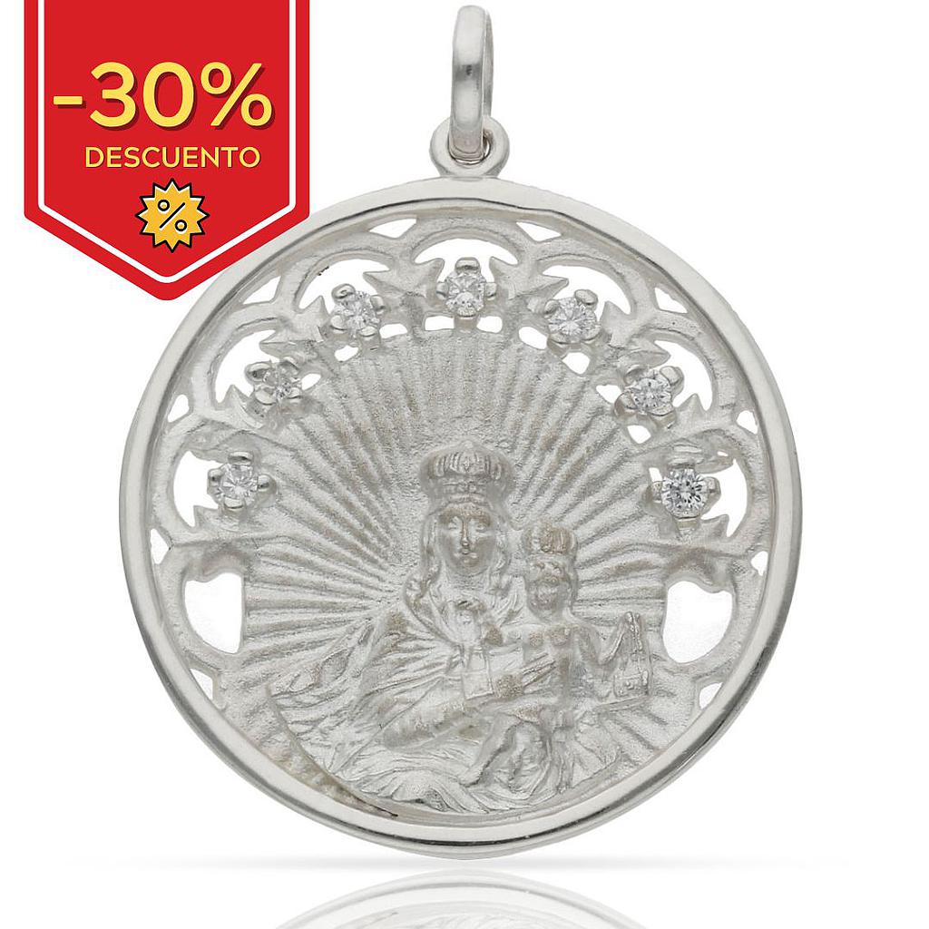 MEDALLA PLATA 925MM V. DEL CARMEN - 30MM