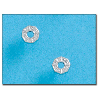 PENDIENTES ORO BLANCO 18KL