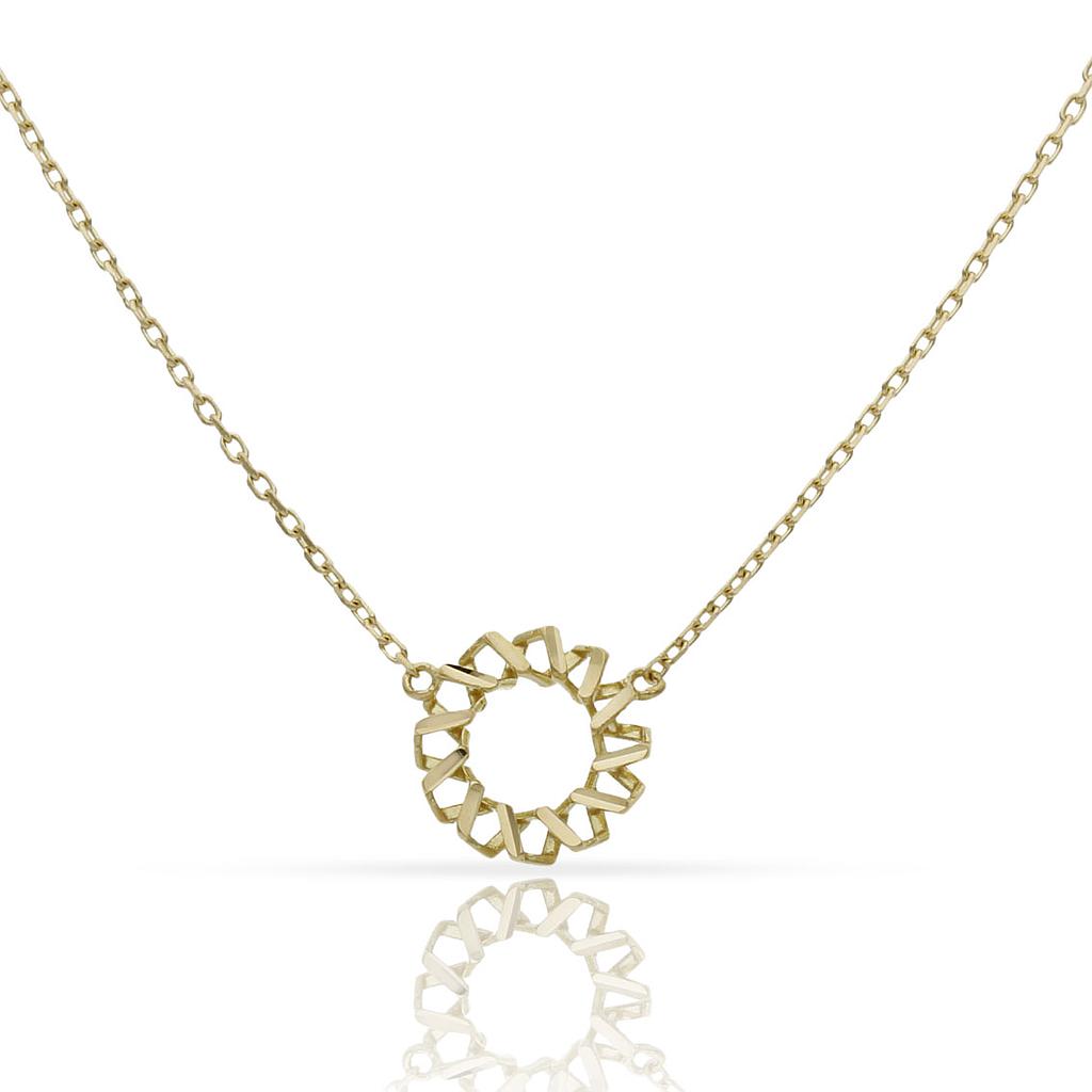 GARGANTILLA ORO 18KL CIRCULO - 9MM