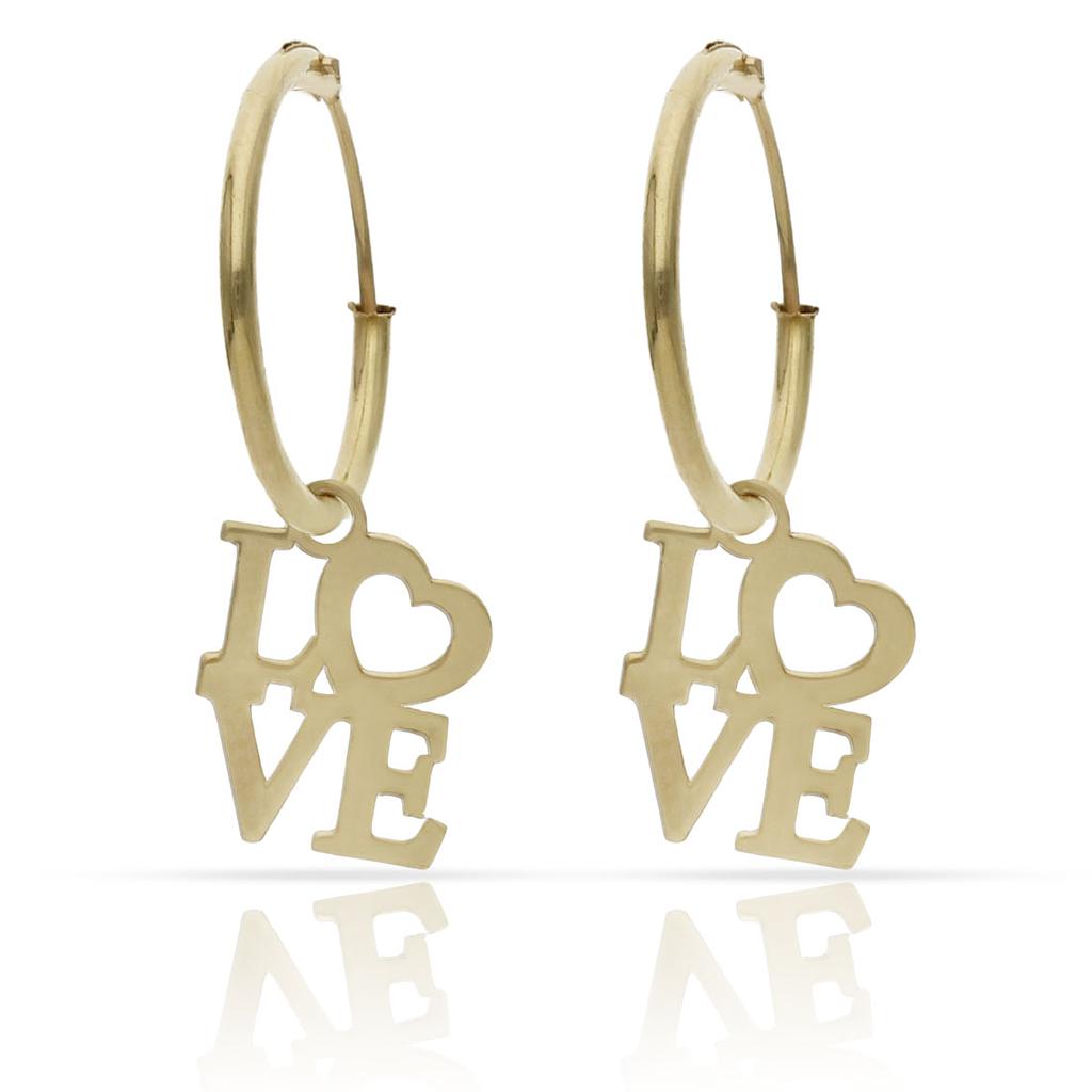 AROS ORO 18KL - LOVE