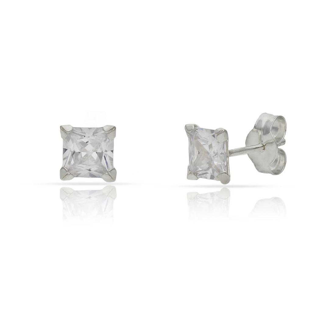 PENDIENTES PLATA 925MM CUADRADO - 5x5MM