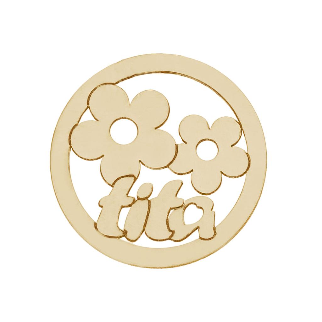 MI HISTORIA - ABALORIO ORO 18KL TITA FLORES