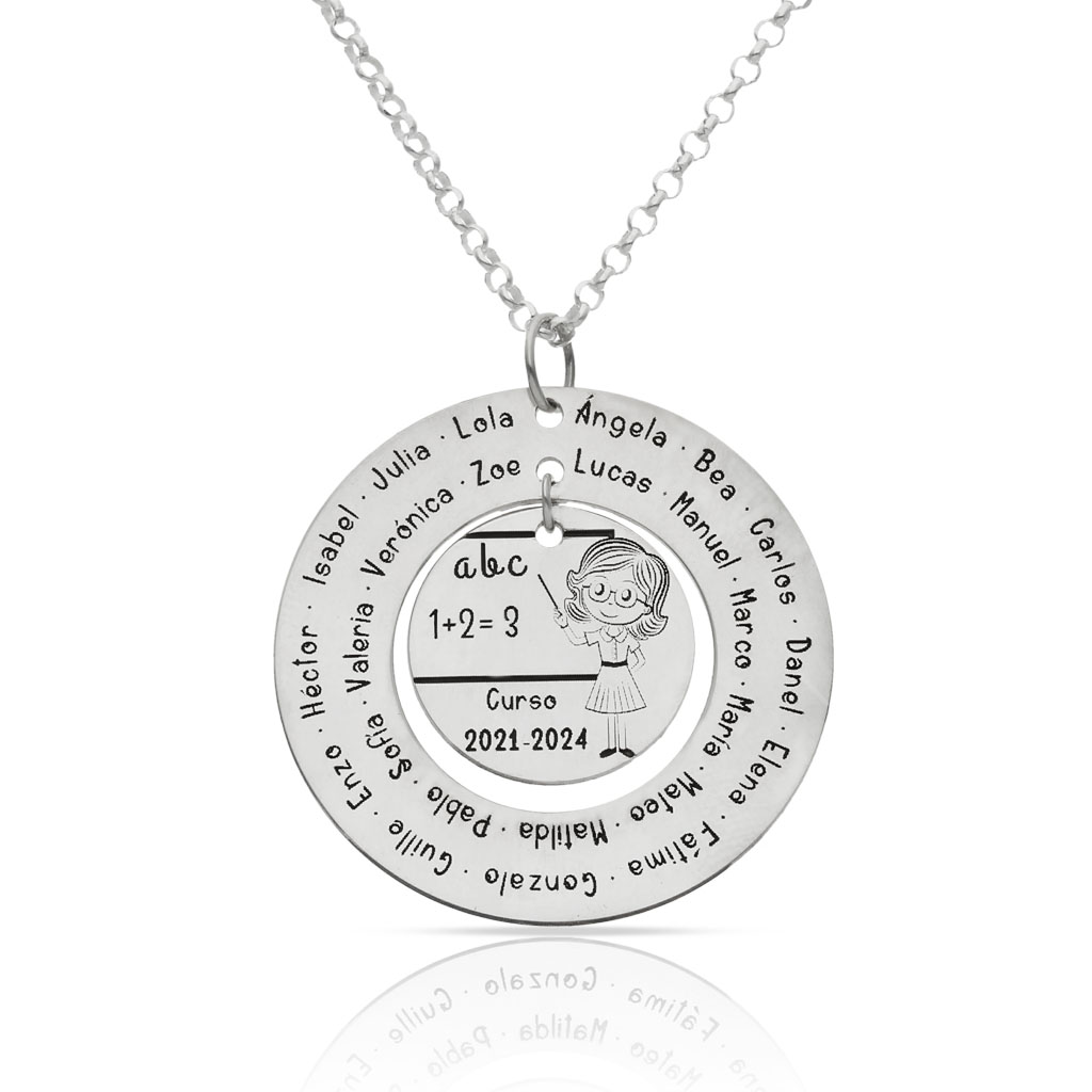 GARGANTILLA PLATA 925MM MAESTRA - 30MM