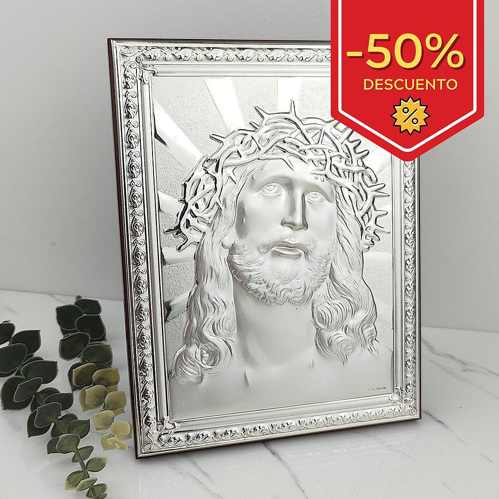 CUADRO CRISTO BILAMINADO - 20X26CM