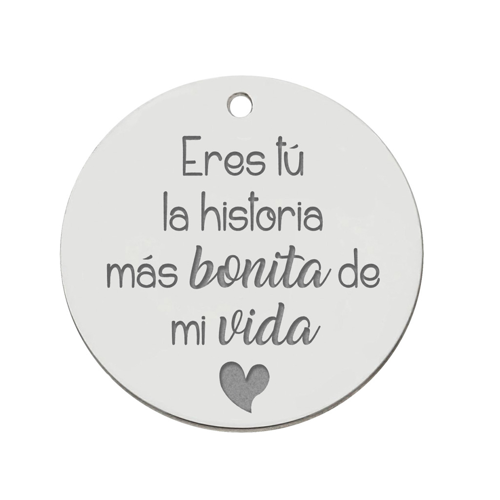 MI HISTORIA - ABALORIO PLATA 925MM HISTORIA MAS BONITA