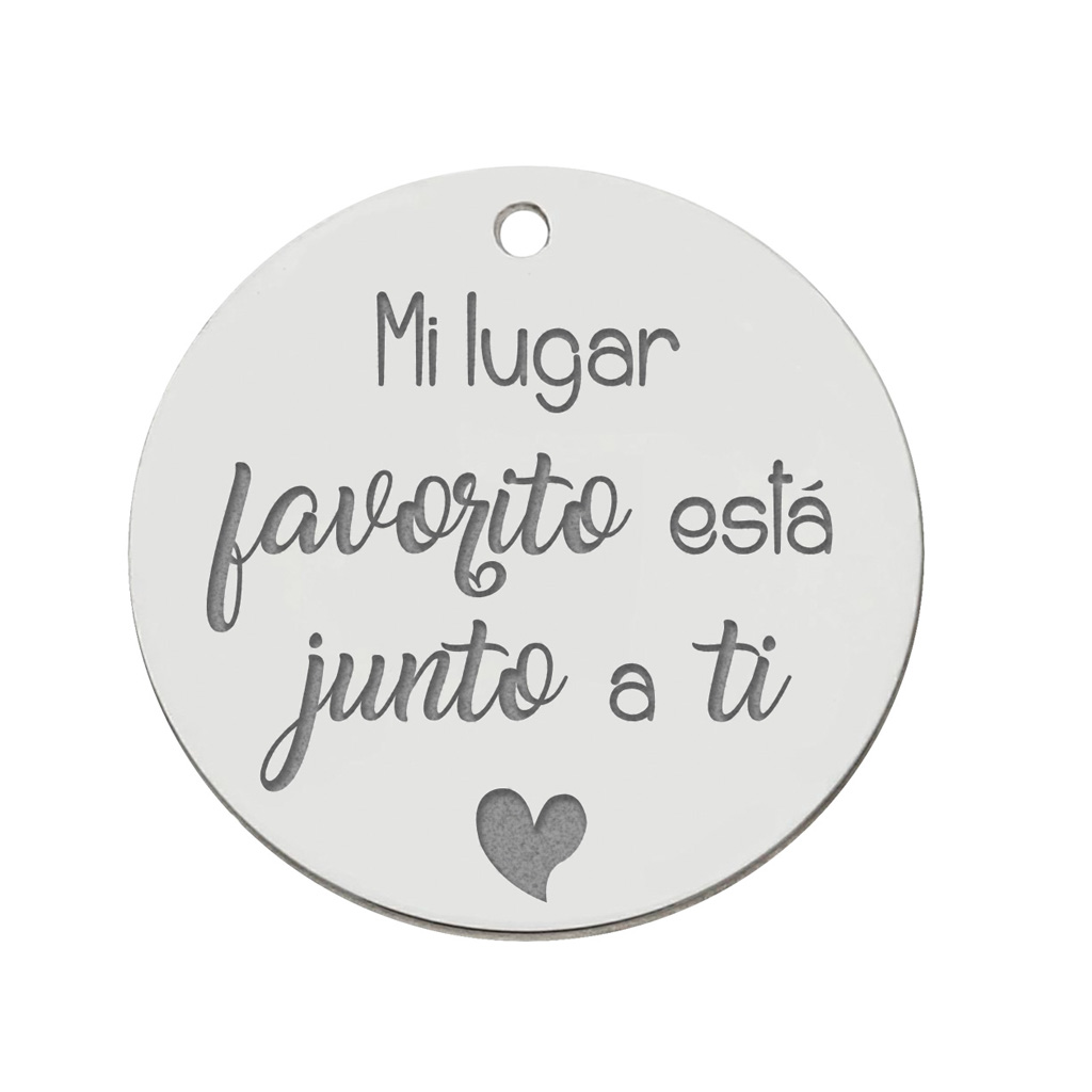 MI HISTORIA - ABALORIO PLATA 925MM MI LUGAR FAVORITO