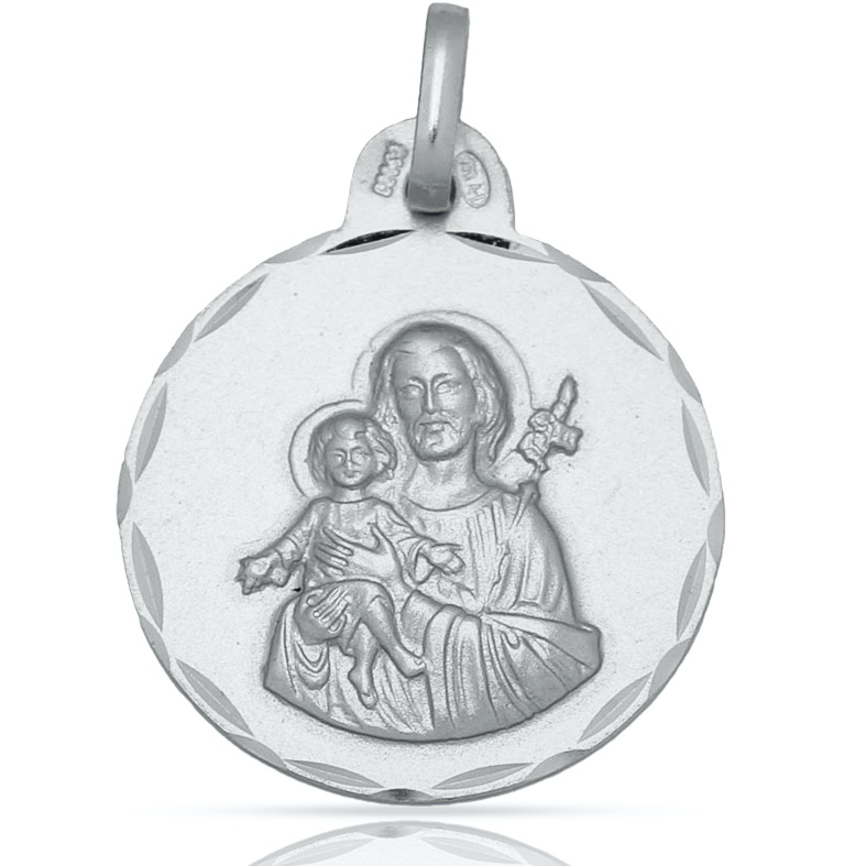 MEDALLA PLATA 925MM SAN JOSE - 21MM