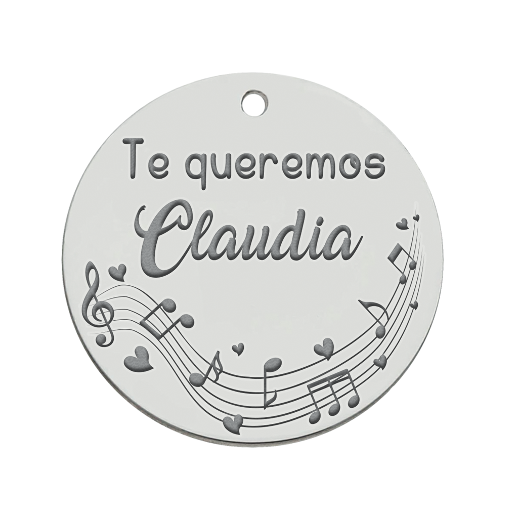 MI HISTORIA - ABALORIO PLATA 925MM PROFE MUSICA