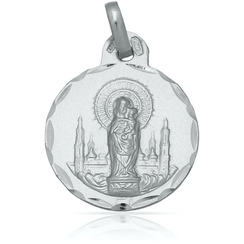 MEDALLA PLATA 925MM V. DEL PILAR - 19MM