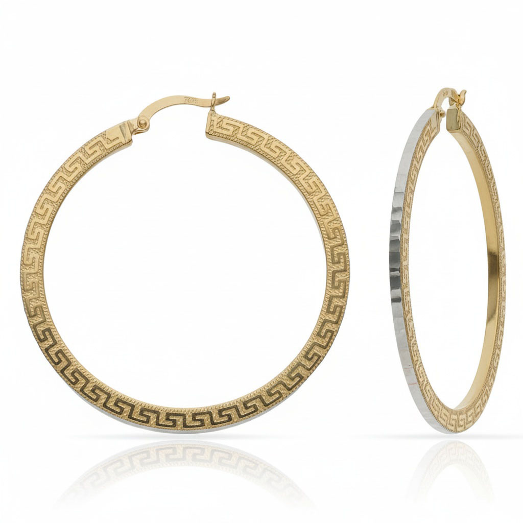 AROS ORO 18KL GRECA - 35MM