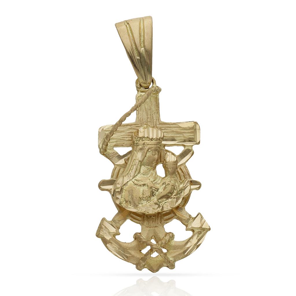 CRUZ ORO 18KL MARINERA V. DEL CARMEN