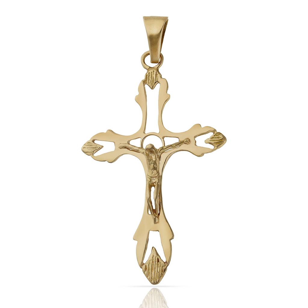 CRUZ ORO 18KL CRISTO - 32X50MM