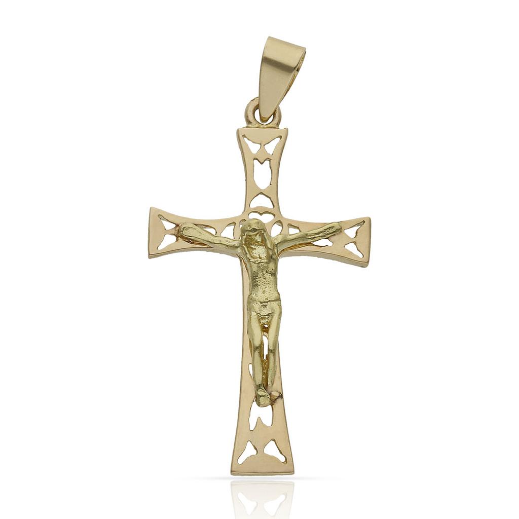 CRUZ ORO 18KL CRISTO - 16X30MM