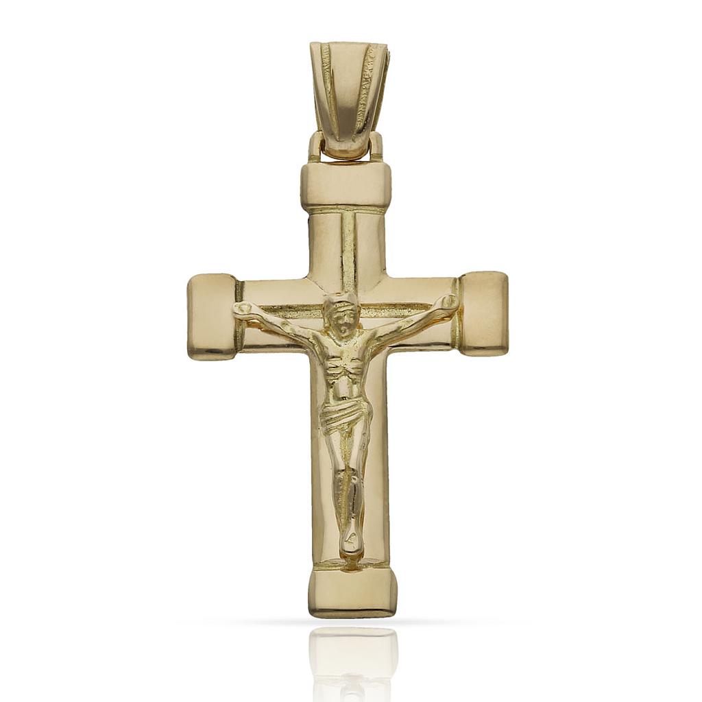 CRUZ ORO 18KL CRISTO - 21X33MM