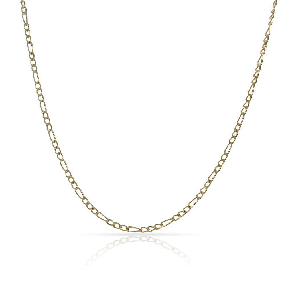 CADENA ORO 18KL MACIZA 3x1 - 1.50MM