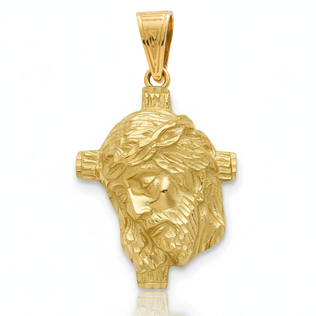 CABEZA ORO 18KL CRISTO - 35X49MM
