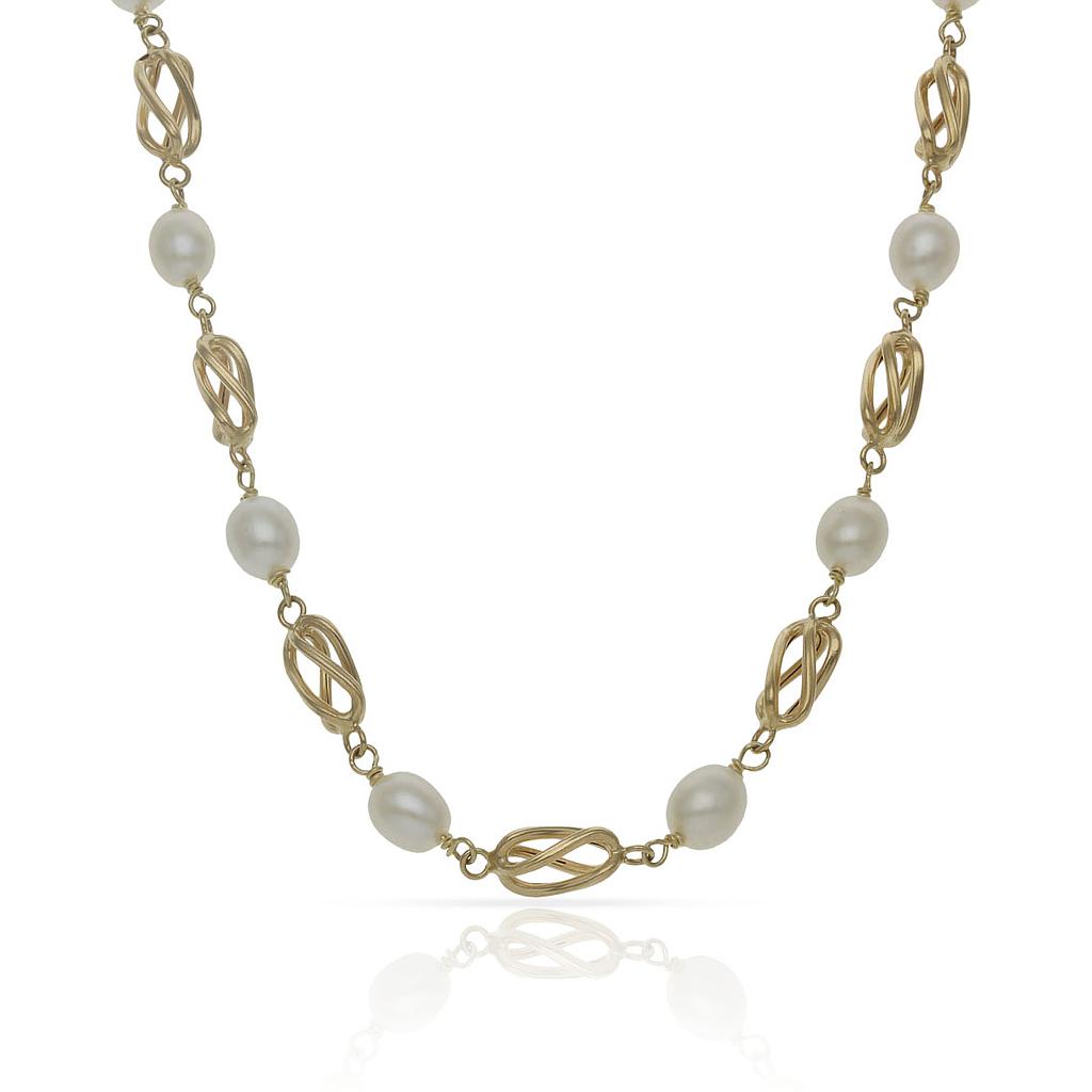 COLLAR ORO 18KL PERLA JOFA