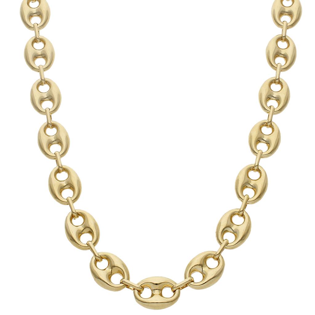 COLLAR ORO 18KL CALABROTE HUECO - 12MM