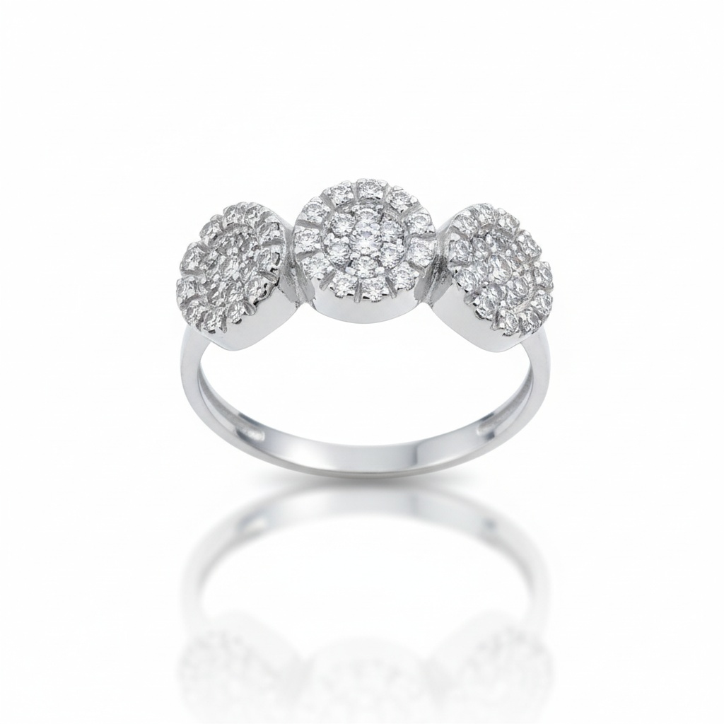 SORTIJA ORO BLANCO 18KL DIAMANTES