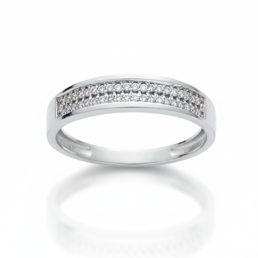 SORTIJA ORO BLANCO 18KL DIAMANTES