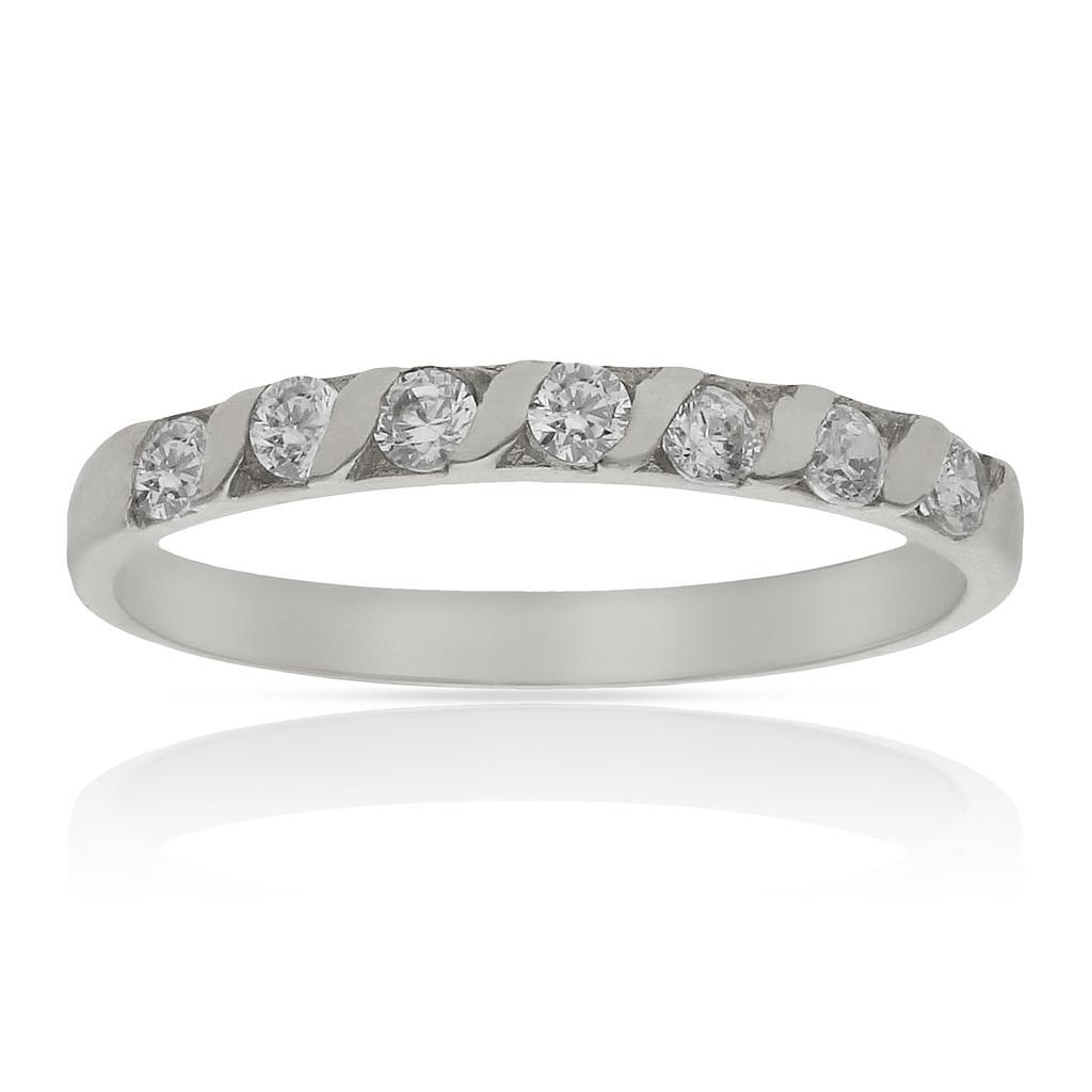 SORTIJA ORO BLANCO 18KL DIAMANTES