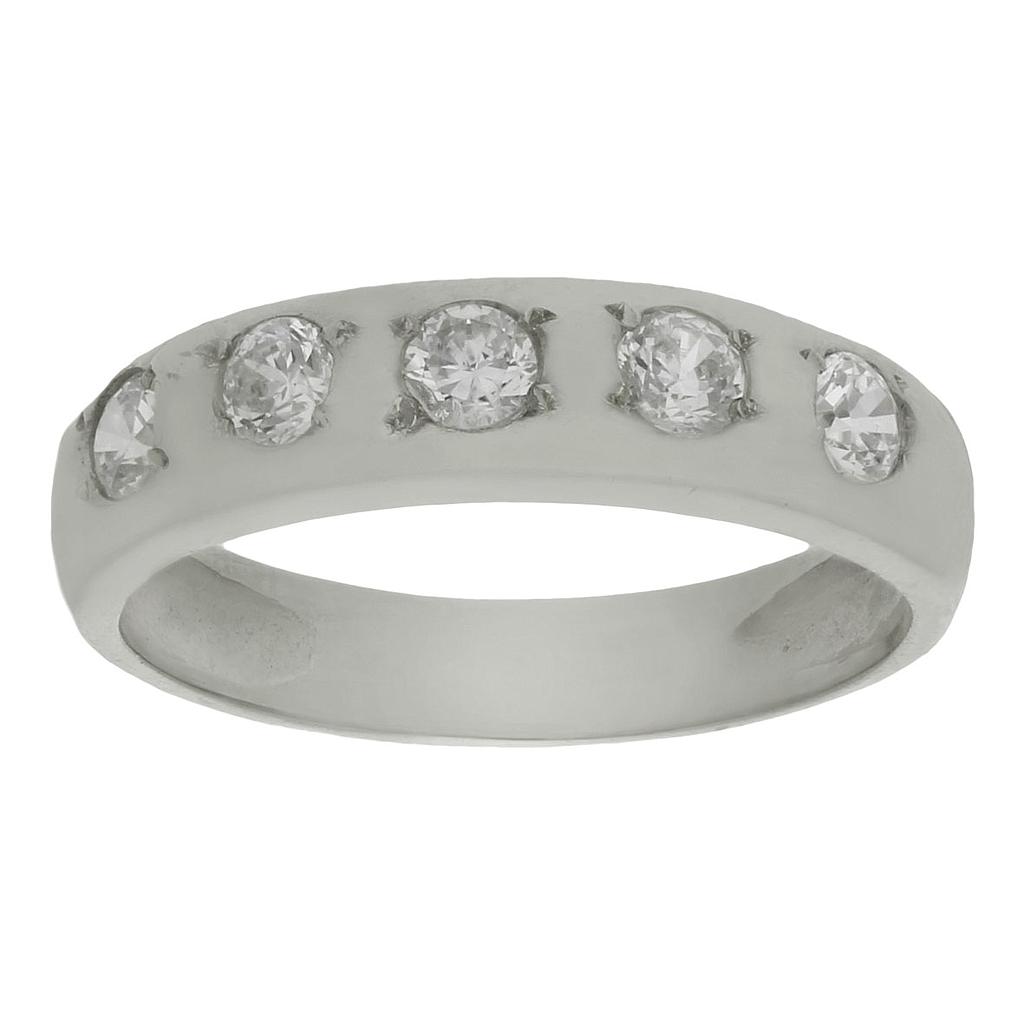 SORTIJA ORO BLANCO 18KL DIAMANTES