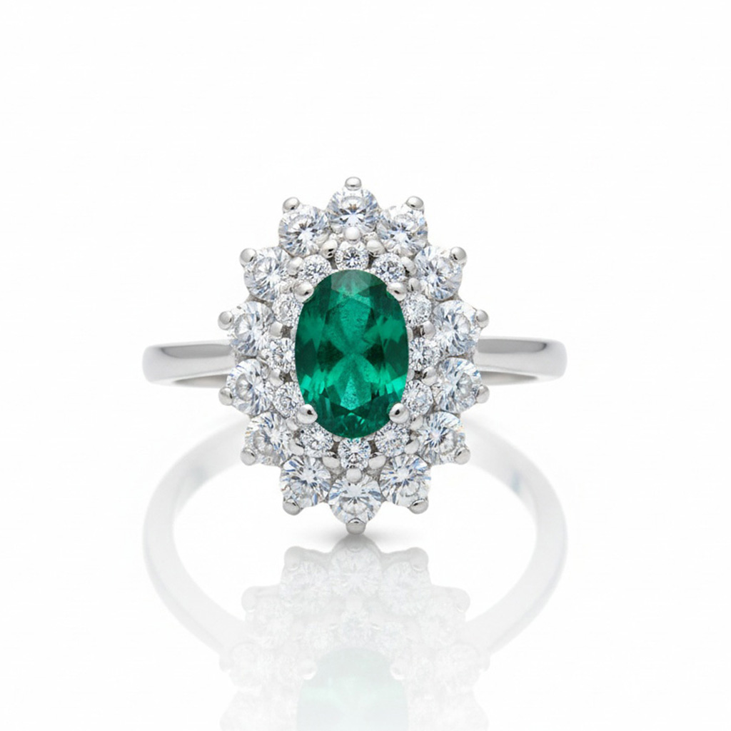 SORTIJA ORO BLANCO 18KL DIAMANTES 