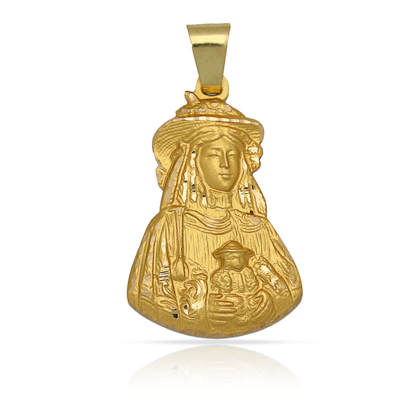 MEDALLA ORO 18KL V. ROCIO DE PASTORA 