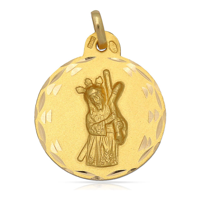 MEDALLA ORO 18KL GRAN PODER - 21MM