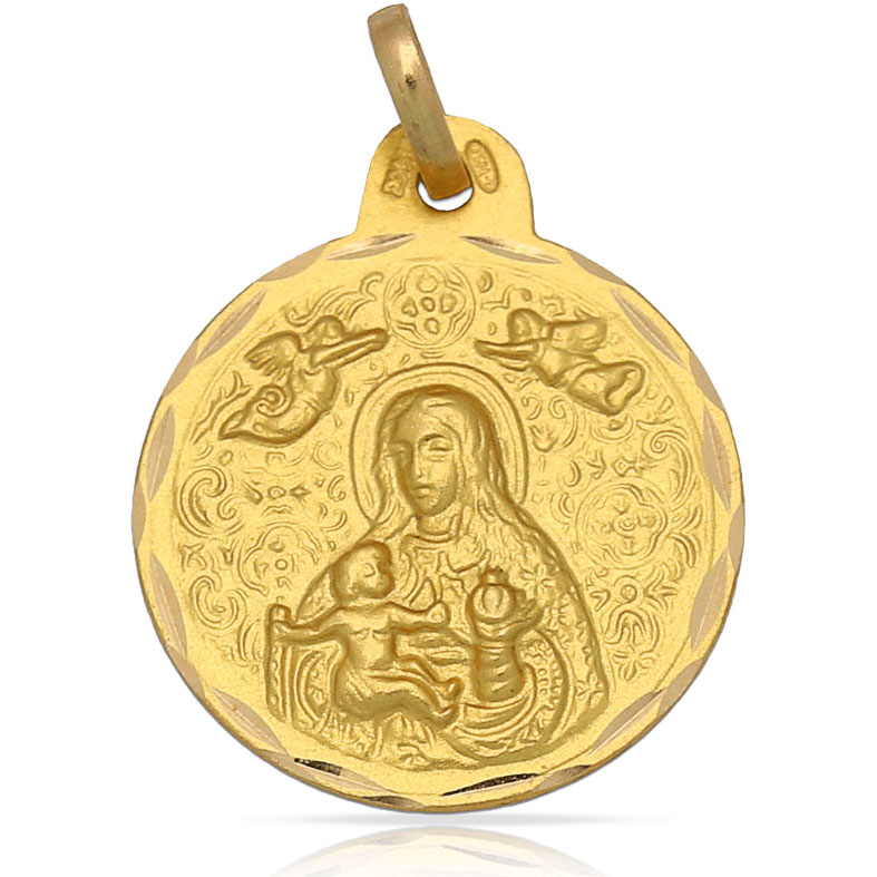 MEDALLA ORO 18KL V. DE CINTA - 19MM