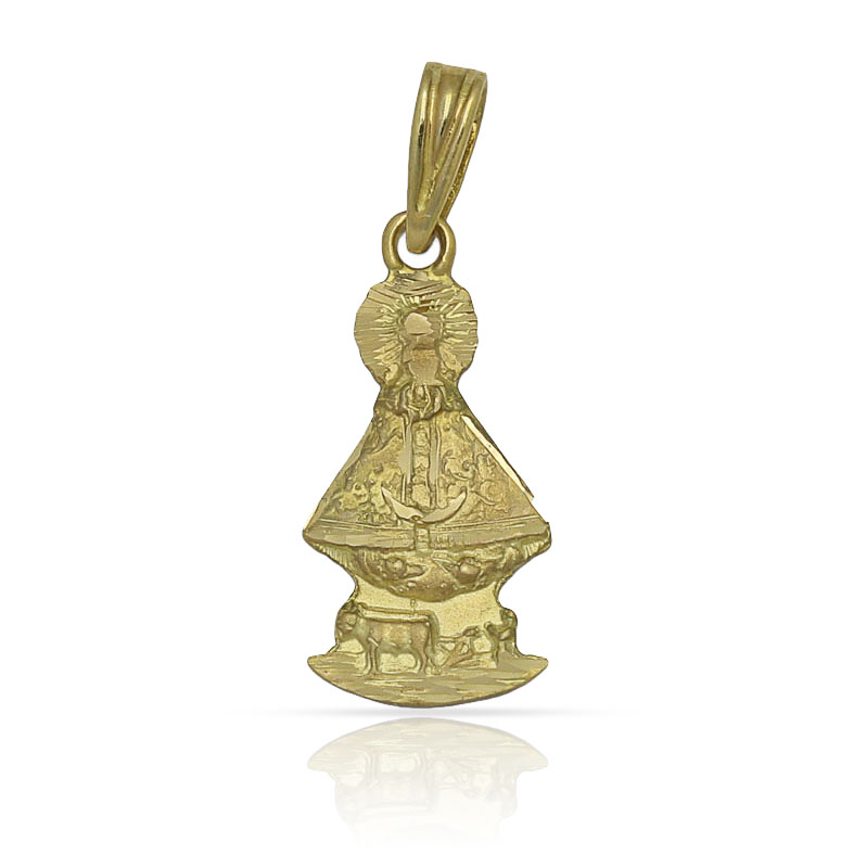 MEDALLA ORO 18KL V. DE LIDON - 11X22MM