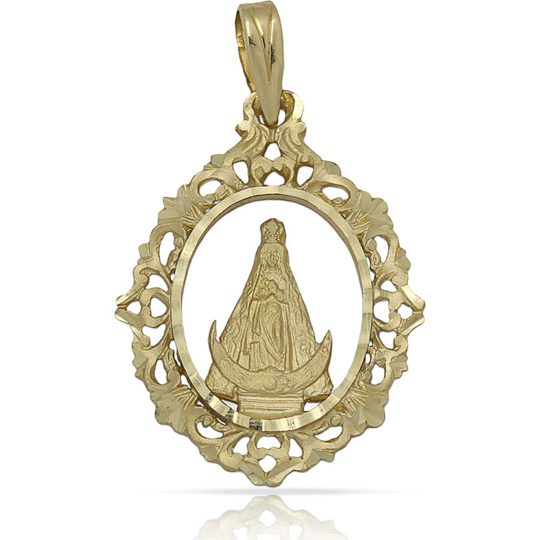 MEDALLA ORO 18KL V. DEL OLMO - 22X29MM