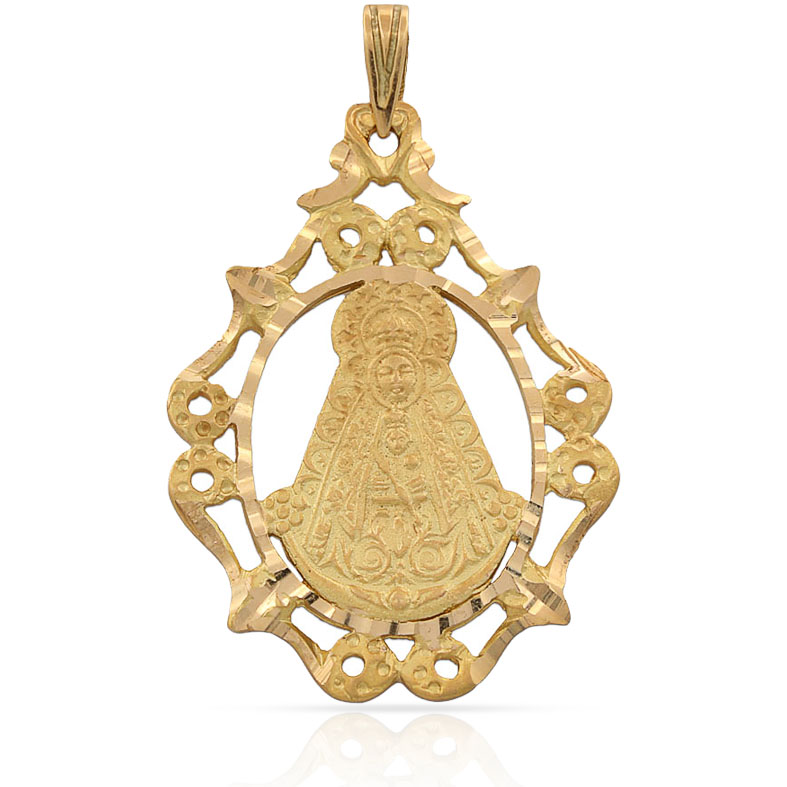 MEDALLA ORO 18KL V. DEL ROCIO- 26X37MM