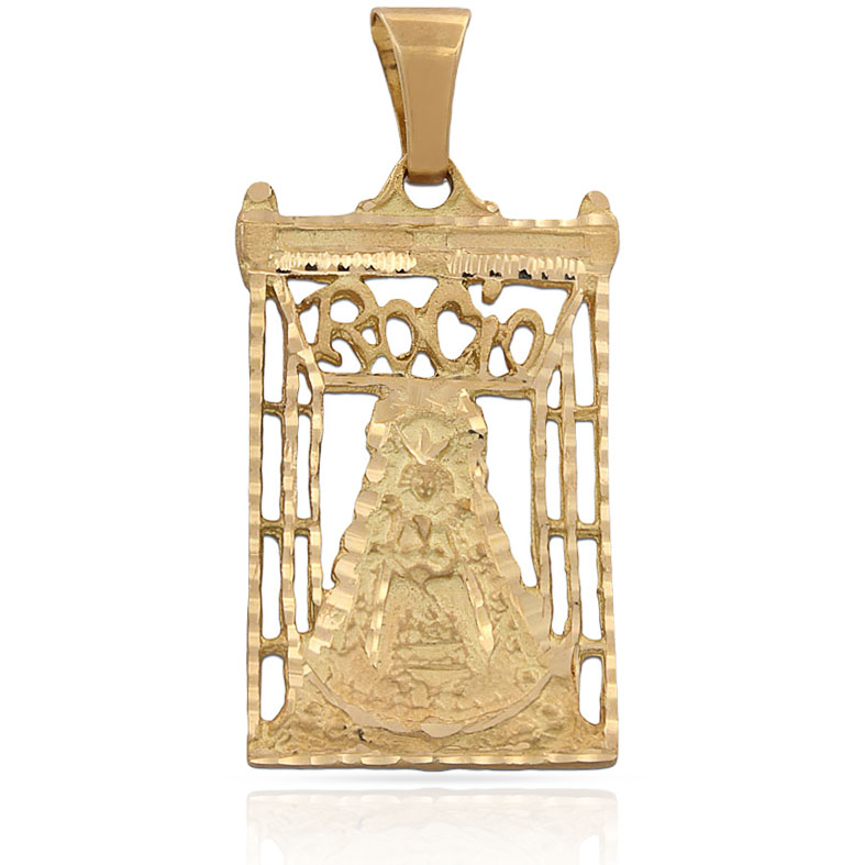 MEDALLA ORO 18KL V. DEL ROCIO- 21X35MM
