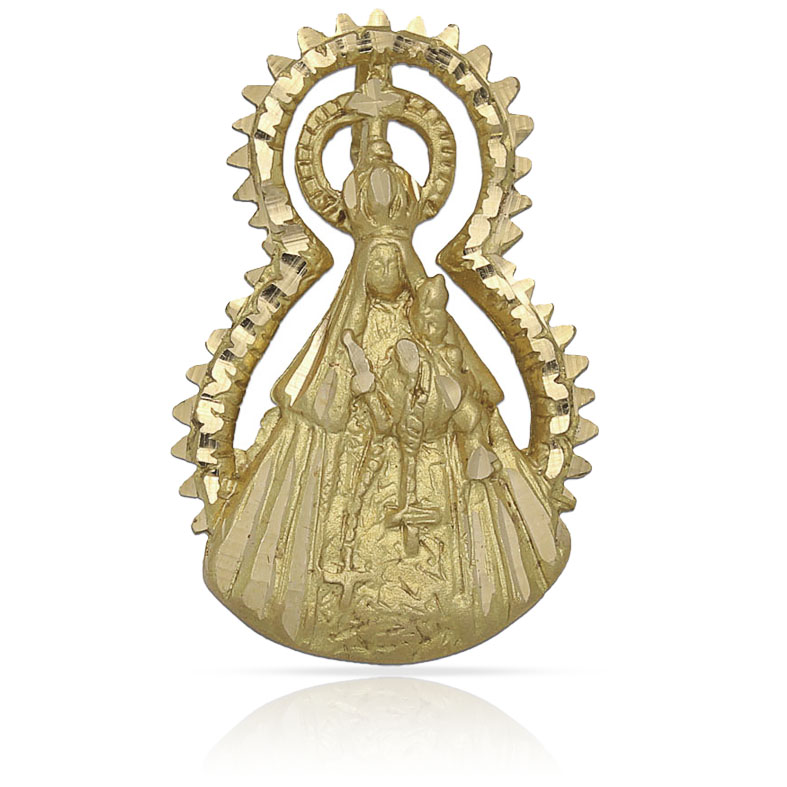 MEDALLA ORO 18KL V.DE LA ESTRELLA-20X31MM