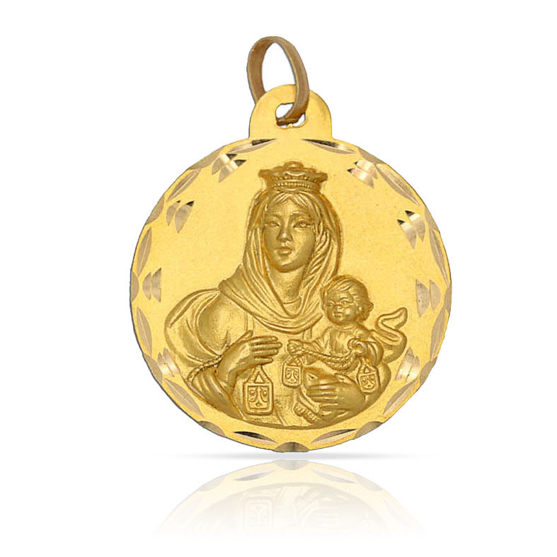MEDALLA ORO 18KL V. DEL CARMEN - 21MM