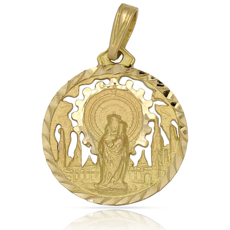 MEDALLA ORO 18KL V. DEL PILAR - 20MM