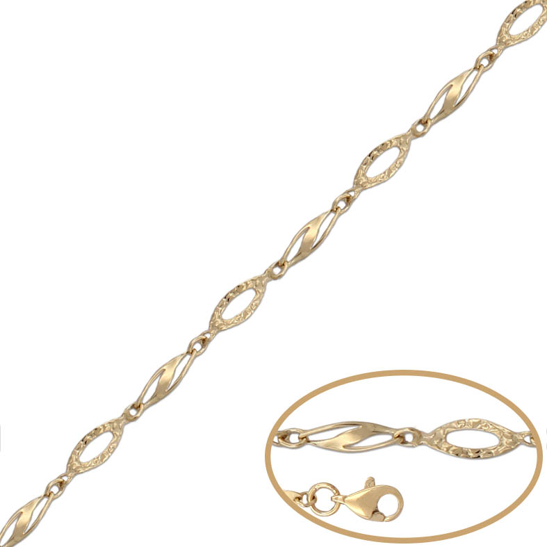 PULSERA ORO 18KL CALADA