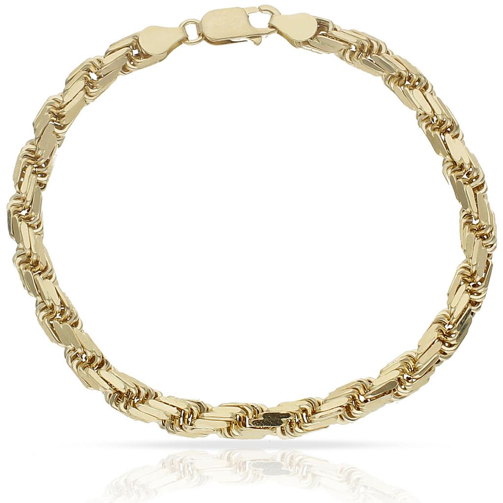 PULSERA ORO 18KL SALOMONICA TALLADA - 5.50MM