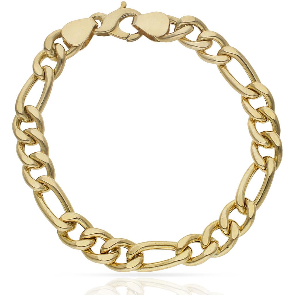 PULSERA ORO 18KL HUECA 3x1