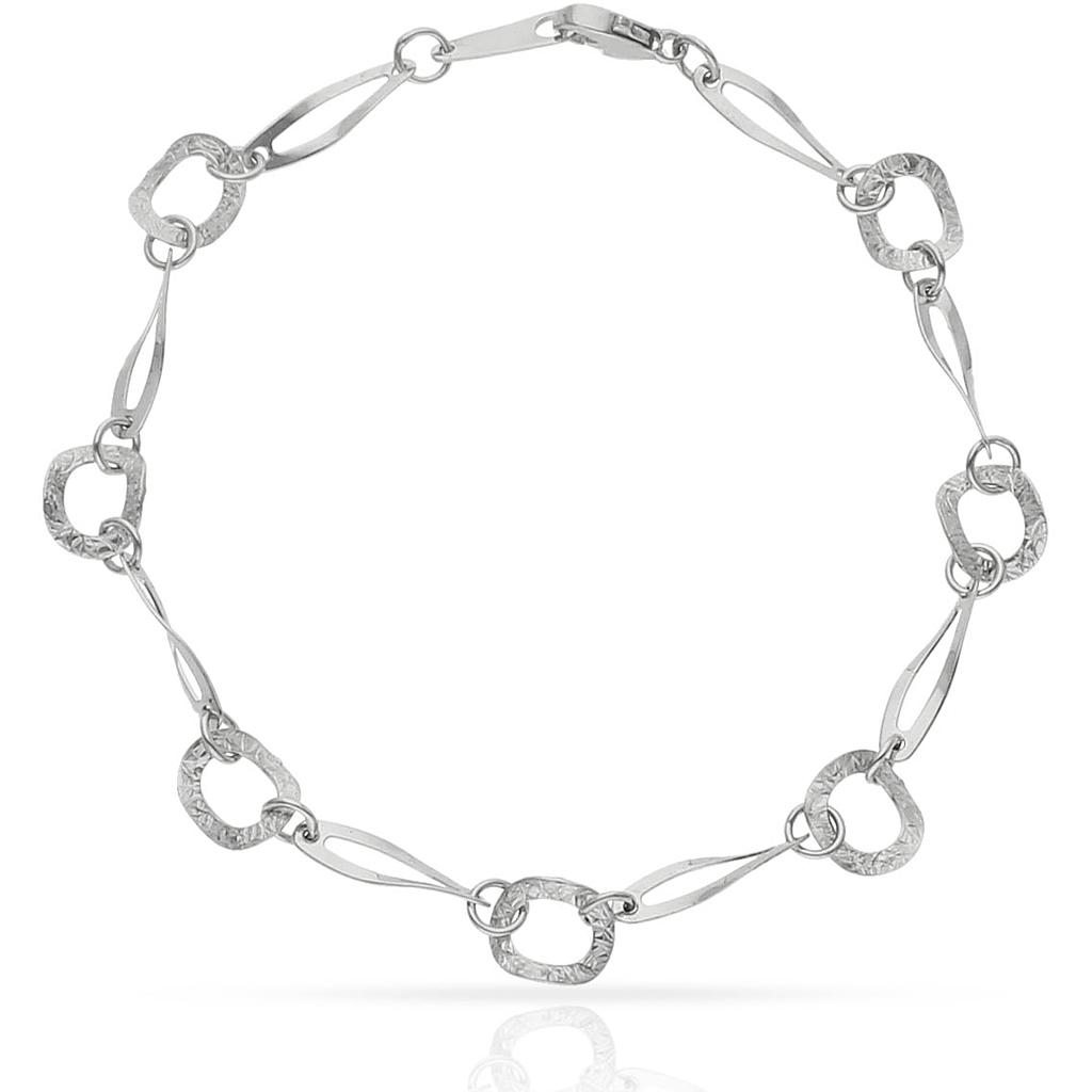 PULSERA ORO BLANCO 18KL