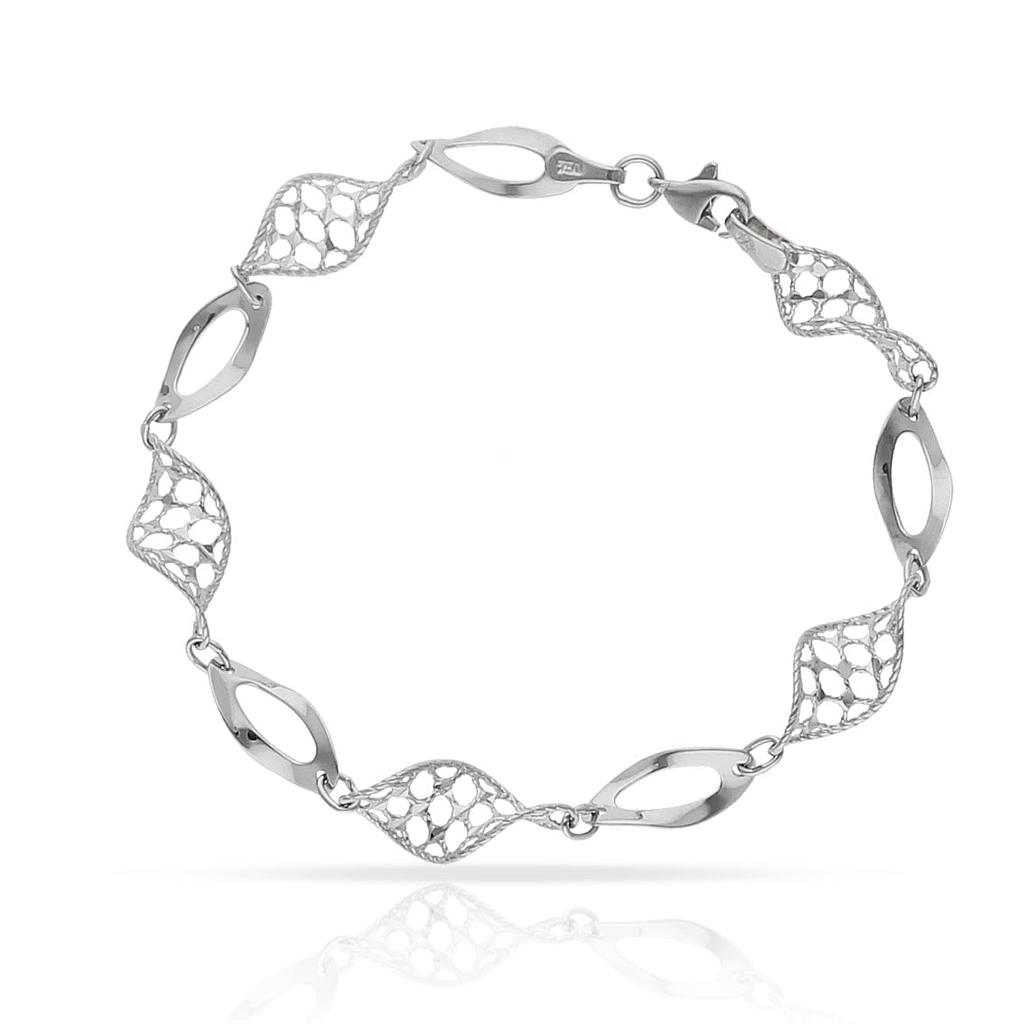 PULSERA ORO BLANCO 18KL