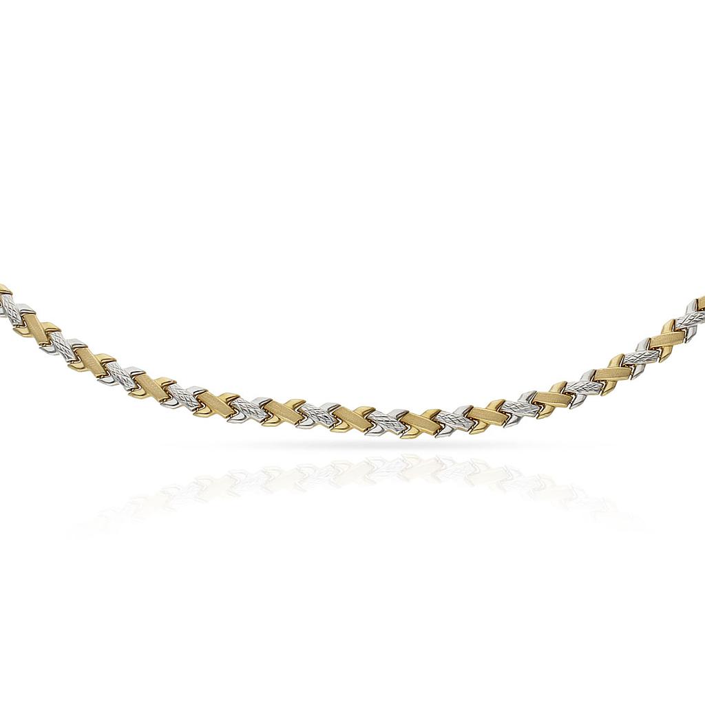 PULSERA ORO 18KL BICOLOR