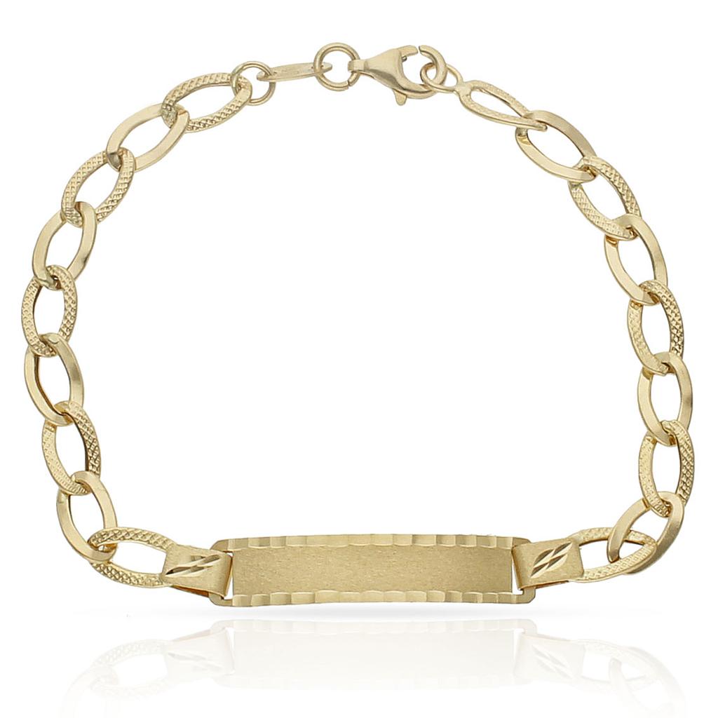 PULSERA ORO 18KL CON PLACA