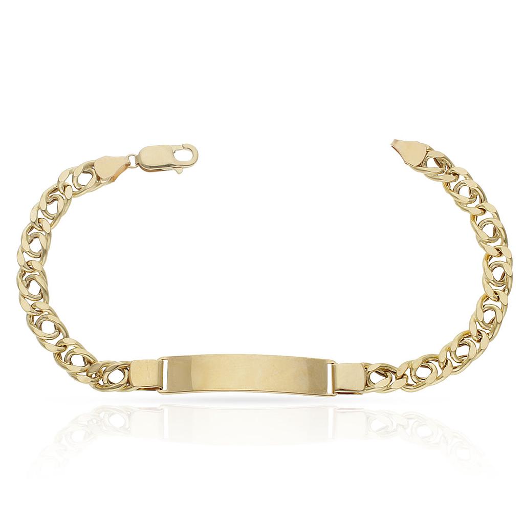 PULSERA ORO 18KL BARBADA DOBLE