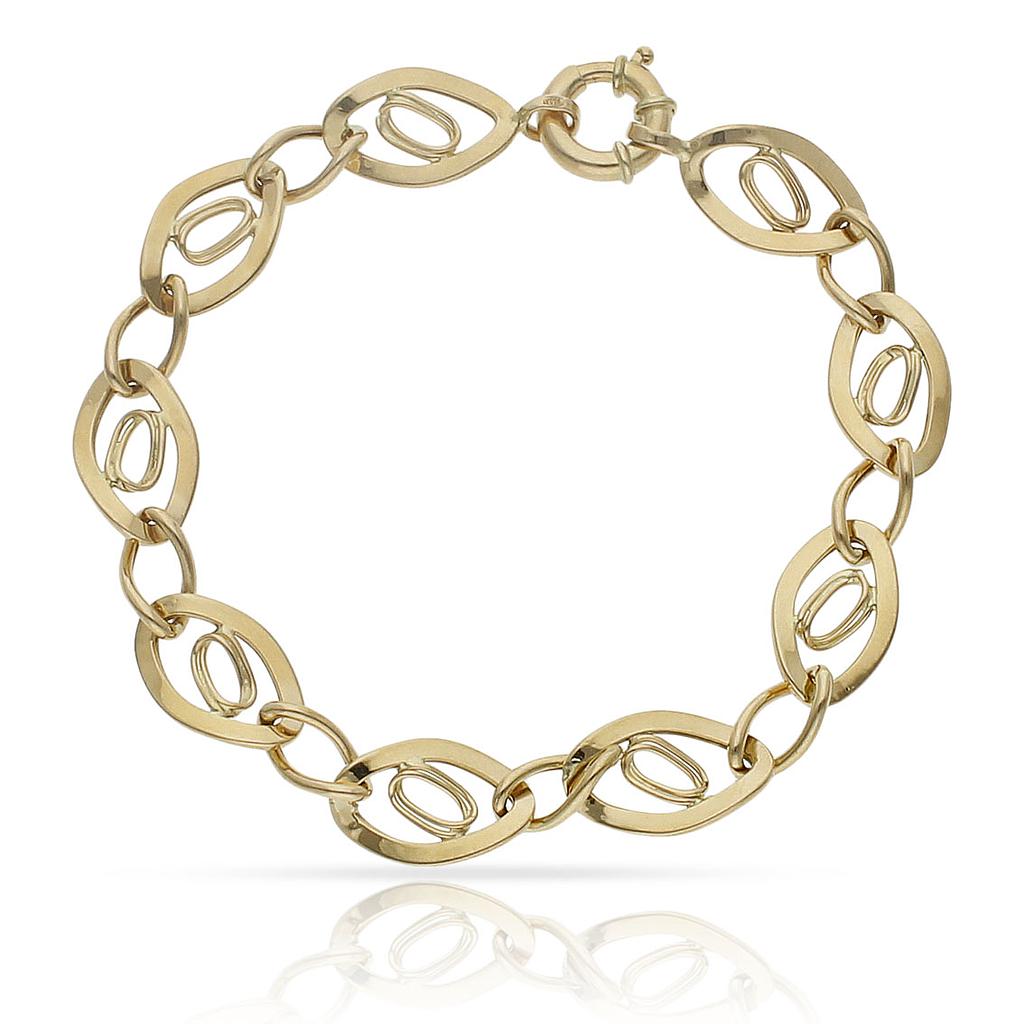 PULSERA ORO 18KL TROQUELADAS